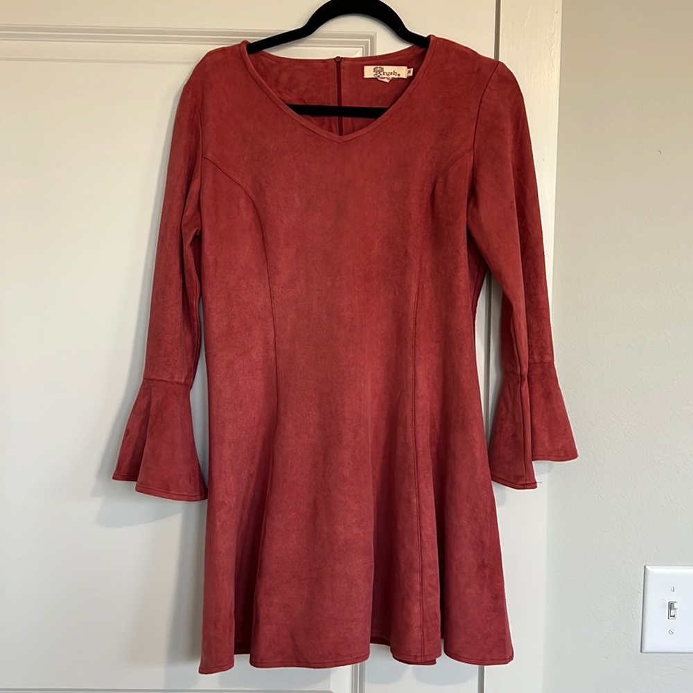 Suede dress